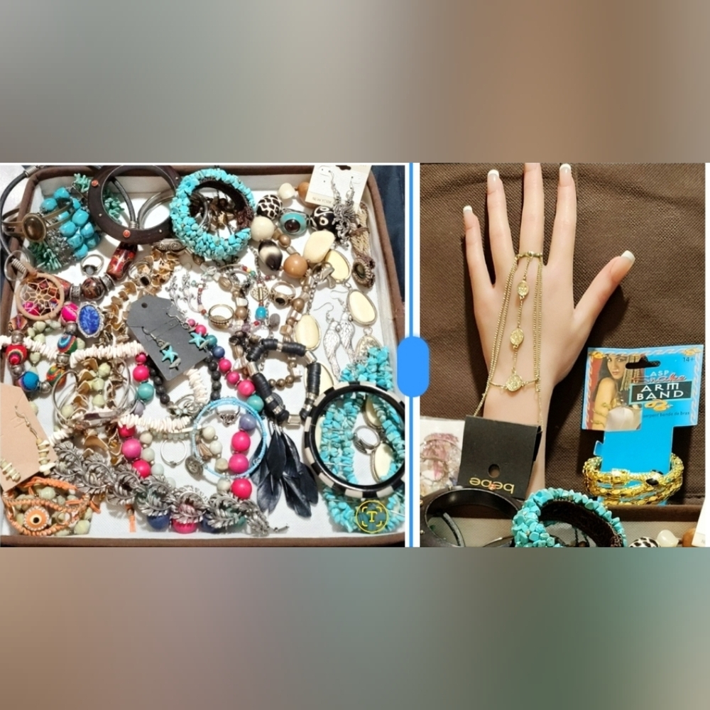 Mixed BOHO / Tribal Costume Jewelry Lot